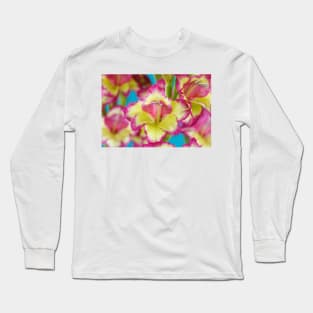 Gladiolus  'Laguna'  Also known as 'Flevo Laguna' Long Sleeve T-Shirt